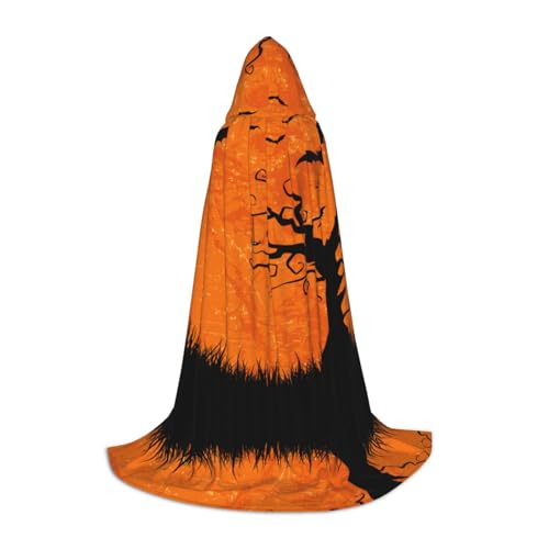 GZHYHAKAN Orangefarbener Halloween-Party-Kapuzenumhang für Teenager, perfekt für Halloween, Rollenspiele und Themenpartys GZHYHAKAN Orangefarbener Halloween-Party-Kapuzenumhang für Teenager, perfekt für Halloween, Rollenspiele und Themenpartys von GZHYHAKAN