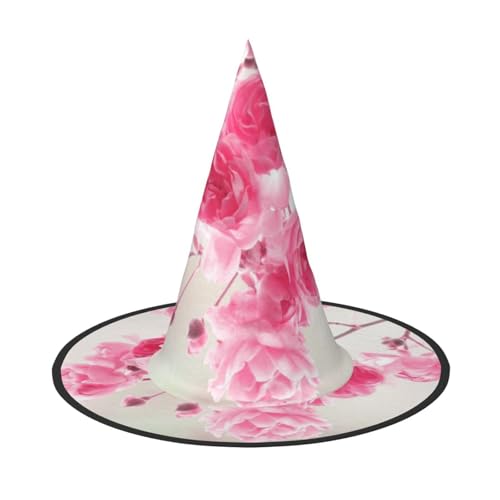 GZHYHAKAN Rosa Blumen Druck Halloween Hut für Partys, Karneval und Rollenspiele - leicht, bequem GZHYHAKAN Rosa Blumen Druck Halloween Hut für Partys, Karneval und Rollenspiele - leicht, bequem von GZHYHAKAN