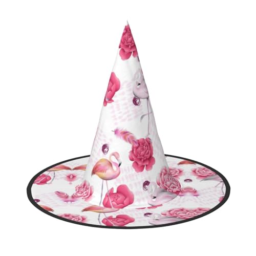 GZHYHAKAN Rosa Flamingos Print Halloween Hut für Partys, Karneval und Rollenspiele - leicht, bequem GZHYHAKAN Rosa Flamingos Print Halloween Hut für Partys, Karneval und Rollenspiele - leicht, bequem von GZHYHAKAN