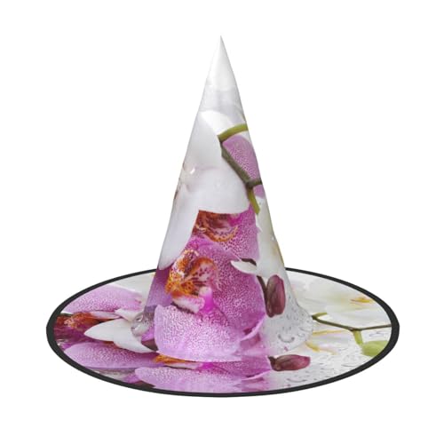 GZHYHAKAN Rosa und Weiß Blumendruck Halloween Hut für Partys, Karneval und Rollenspiele - leicht, bequem GZHYHAKAN Rosa und Weiß Blumendruck Halloween Hut für Partys, Karneval und Rollenspiele - leicht, bequem von GZHYHAKAN