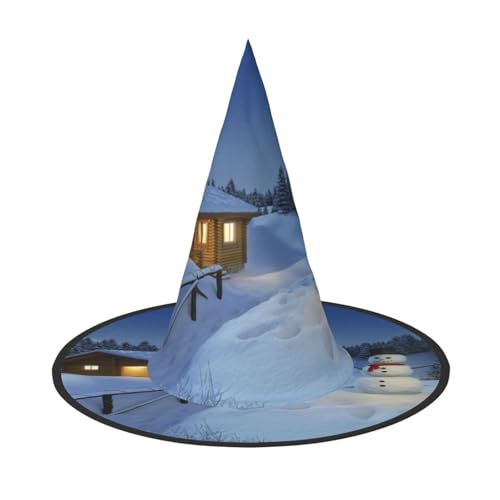 GZHYHAKAN Rustikaler Holzhut mit Landschaftsaufdruck, Halloween-Hut für Partys, Karneval und Rollenspiele – leicht, bequem GZHYHAKAN Rustikaler Holzhut mit Landschaftsaufdruck, Halloween-Hut für Partys, Karneval und Rollenspiele – leicht, bequem von GZHYHAKAN