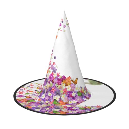 GZHYHAKAN Schmetterlinge Narzisse Blumen Druck Halloween Hut für Partys, Karneval und Rollenspiele - leicht, bequem GZHYHAKAN Schmetterlinge Narzisse Blumen Druck Halloween Hut für Partys, Karneval und Rollenspiele - leicht, bequem von GZHYHAKAN