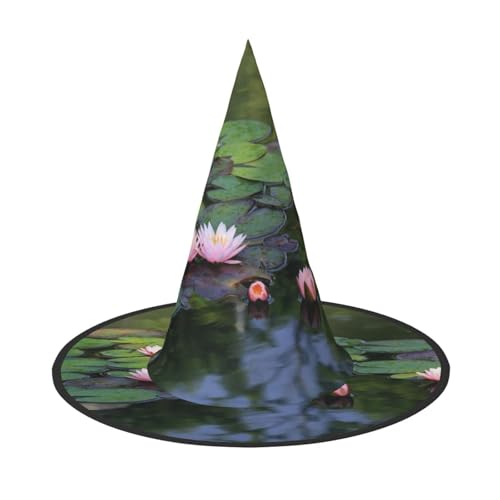 GZHYHAKAN Schöner Lotusblumen-Print Halloween Hut für Partys, Karneval und Rollenspiele - leicht, bequem GZHYHAKAN Schöner Lotusblumen-Print Halloween Hut für Partys, Karneval und Rollenspiele - leicht, bequem von GZHYHAKAN