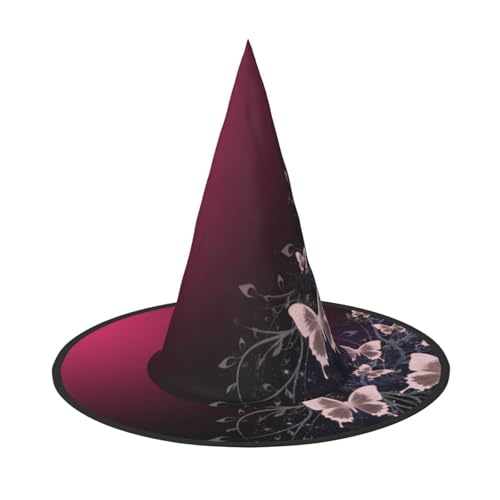 GZHYHAKAN Schöner Schmetterlings-Print Halloween Hut für Partys, Karneval und Rollenspiele - leicht, bequem GZHYHAKAN Schöner Schmetterlings-Print Halloween Hut für Partys, Karneval und Rollenspiele - leicht, bequem von GZHYHAKAN