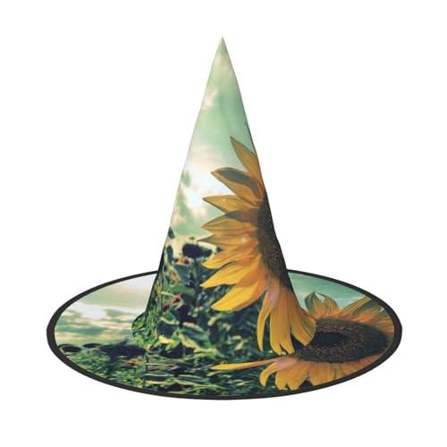 GZHYHAKAN Schöner Sonnenblumen-Print Halloween Hut für Partys, Karneval und Rollenspiele - leicht, bequem GZHYHAKAN Schöner Sonnenblumen-Print Halloween Hut für Partys, Karneval und Rollenspiele - leicht, bequem von GZHYHAKAN