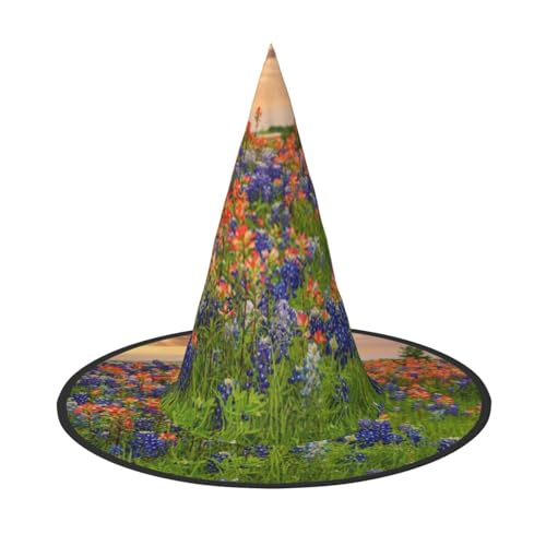 GZHYHAKAN Texas Bluebonnets Scenery Print Halloween Hut für Partys, Karneval und Rollenspiele - leicht, bequem GZHYHAKAN Texas Bluebonnets Scenery Print Halloween Hut für Partys, Karneval und Rollenspiele - leicht, bequem von GZHYHAKAN