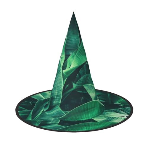 GZHYHAKAN Tropischer Bananenblatt-Print Halloween Hut für Partys, Karneval und Rollenspiele - leicht, bequem GZHYHAKAN Tropischer Bananenblatt-Print Halloween Hut für Partys, Karneval und Rollenspiele - leicht, bequem von GZHYHAKAN