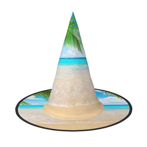 GZHYHAKAN Tropischer Strand-Pflanzen-Druck, Halloween-Hut für Partys, Karneval und Rollenspiele - leicht, bequem GZHYHAKAN Tropischer Strand-Pflanzen-Druck, Halloween-Hut für Partys, Karneval und Rollenspiele - leicht, bequem von GZHYHAKAN