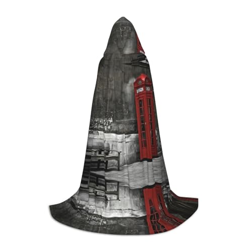 GZHYHAKAN Umhang mit Kapuze für Jugendliche, perfekt für Halloween, Rollenspiele und Mottopartys GZHYHAKAN Umhang mit Kapuze für Jugendliche, perfekt für Halloween, Rollenspiele und Mottopartys von GZHYHAKAN