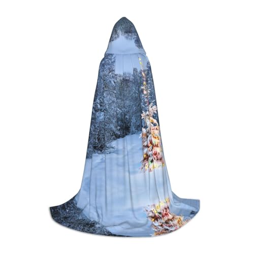 GZHYHAKAN Umhang mit Kapuze für Teenager, perfekt für Halloween, Rollenspiele und Themenpartys mit Weihnachtsbaum-Aufdruck GZHYHAKAN Umhang mit Kapuze für Teenager, perfekt für Halloween, Rollenspiele und Themenpartys mit Weihnachtsbaum-Aufdruck von GZHYHAKAN