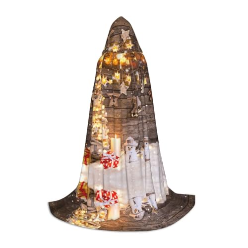 GZHYHAKAN Weihnachts- und Geschenk-Kapuzenumhang für Jugendliche, perfekt für Halloween, Rollenspiele und Themenpartys von GZHYHAKAN