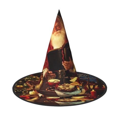 GZHYHAKAN Weihnachtsmütze mit Weihnachtsmann-Druck, Halloween-Hut für Partys, Karneval und Rollenspiele - leicht, bequem GZHYHAKAN Weihnachtsmütze mit Weihnachtsmann-Druck, Halloween-Hut für Partys, Karneval und Rollenspiele - leicht, bequem von GZHYHAKAN