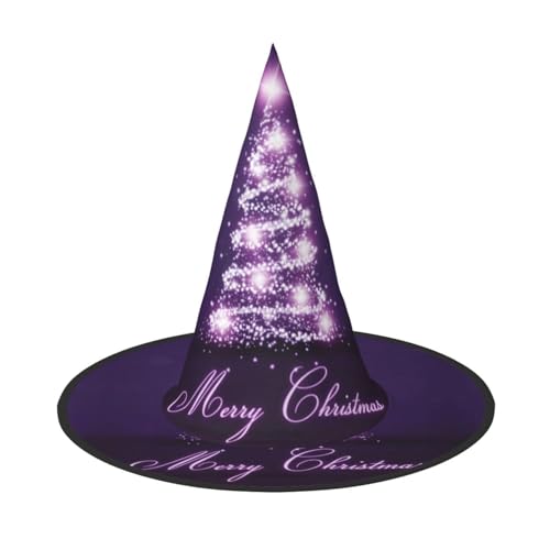 GZHYHAKAN Weihnachtsmütze mit violettem Baumdruck für Partys, Karneval, Rollenspiele - leicht, bequem GZHYHAKAN Weihnachtsmütze mit violettem Baumdruck für Partys, Karneval, Rollenspiele - leicht, bequem von GZHYHAKAN