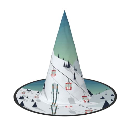 GZHYHAKAN Winterlandschaft Druck Halloween Hut für Partys, Karneval und Rollenspiele - leicht, bequem GZHYHAKAN Winterlandschaft Druck Halloween Hut für Partys, Karneval und Rollenspiele - leicht, bequem von GZHYHAKAN