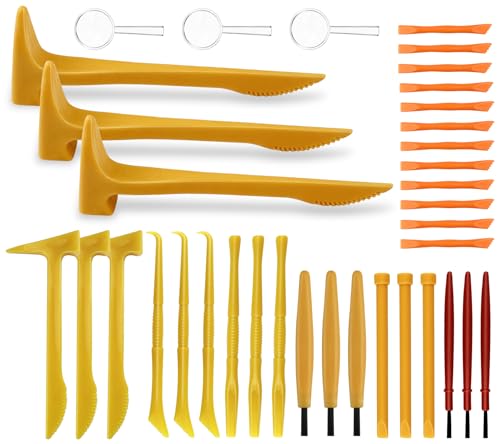 GZLCEU 36 STK Ausgrabungswerkzeug Set, Plastik Ausgrabungswerkzeug, Dinos Ausgrabungswerkzeuge für Graben Sie in Steinspielzeug Nach Edelsteinen,Dinosauriern GZLCEU 36 STK Ausgrabungswerkzeug Set, Plastik Ausgrabungswerkzeug, Dinos Ausgrabungswerkzeuge für Graben Sie in Steinspielzeug Nach Edelsteinen,Dinosauriern von GZLCEU