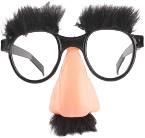 GZRYEJLEI 1 x schwarze Brille mit Nase, bringt Spaß zu Ihren Feiern und Festivals von GZRYEJLEI