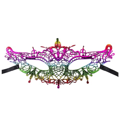 GZSRTT Karneval Halbmaske Herren,Teufelsmaske Maske Damen Masken Spitze Maskenball Maske Männer Phantom Of The Opera Schwarze Karnevalsmaske Karneval Halbmaske,Maskerade Maske Damen Schwarz Spitzenmas von GZSRTT