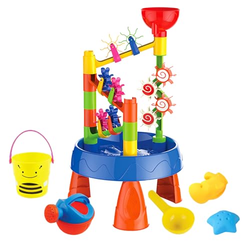 Sandspielzeug Wassertisch für Kinder, Außen Strandspielzeug Kinder Wassertisch Spielzeug, Splash Sand Wassertische für Kinder, Sensorisches Spiel Tabelle für Junge Mädchen Strand Sommer Garten (A) Sandspielzeug Wassertisch für Kinder, Außen Strandspielzeug Kinder Wassertisch Spielzeug, Splash Sand Wassertische für Kinder, Sensorisches Spiel Tabelle für Junge Mädchen Strand Sommer Garten (A) von GZWY