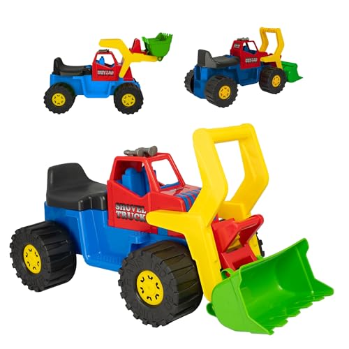GaGaDumi Große Bagger-Rutschfahrzeug für Kinder – Bewegliche Schaufel, Große Räder, Stauraum – Perfekt für Sandkasten- und Gartenabenteuer GaGaDumi Große Bagger-Rutschfahrzeug für Kinder – Bewegliche Schaufel, Große Räder, Stauraum – Perfekt für Sandkasten- und Gartenabenteuer von GaGaDumi