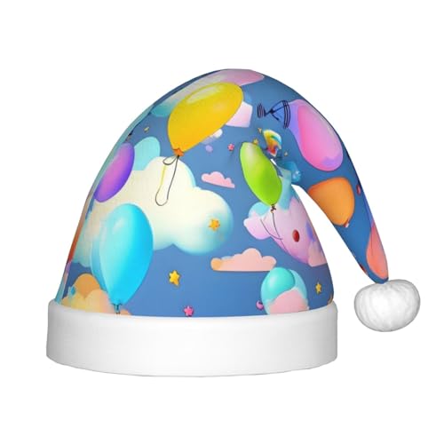 GaJher Bunte Luftballons, Weihnachtsmütze, Kopfbedeckung, lustige Kopfbedeckung für Feiertage, Partys für Halloween, Festivals von GaJher