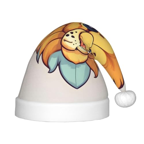 GaJher Cartoon süße kleine Löwe Weihnachtsmütze - Xmas New Year Headwear, Fun Headpieces for Holiday Parties for Halloween, Festival von GaJher