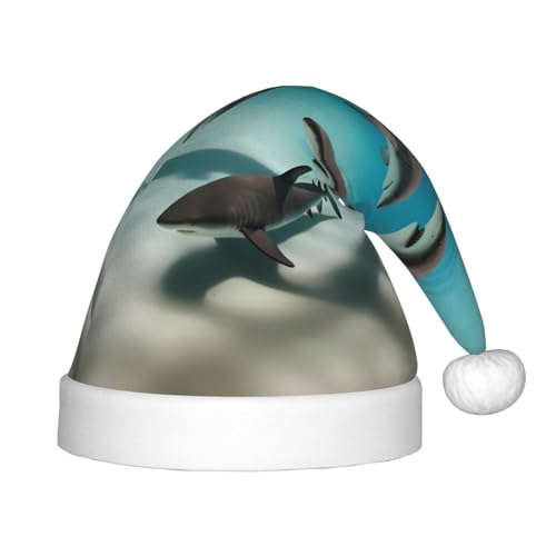 GaJher Fisch in der Tiefsee Weihnachtsmütze - Xmas New Year Headwear, Fun Headpieces for Holiday Parties for Halloween, Festival von GaJher