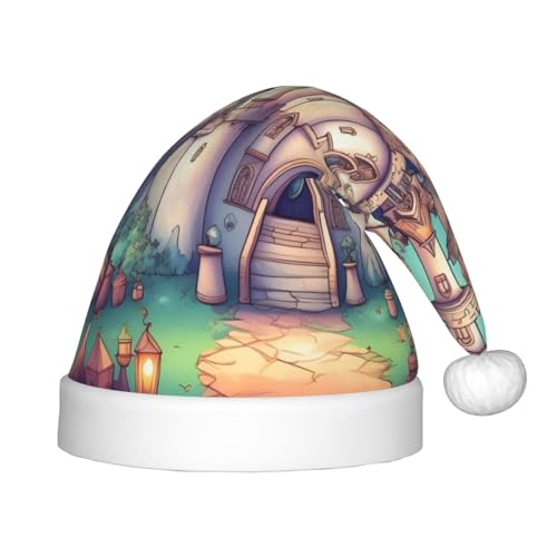 GaJher Klassische Schloss-Weihnachtsmütze – Weihnachts-Kopfbedeckung, lustige Kopfbedeckung für Feiertage, Partys für Halloween, Festivals GaJher Klassische Schloss-Weihnachtsmütze – Weihnachts-Kopfbedeckung, lustige Kopfbedeckung für Feiertage, Partys für Halloween, Festivals von GaJher