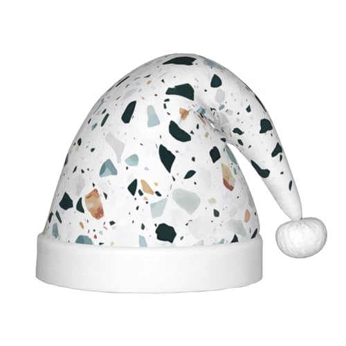 Terrazzo Marmor Pastell Weihnachtsmütze - Xmas New Year Kopfbedeckung, lustige Kopfschmuck für Feiertagsfeiern für Halloween, Festival von GaJher