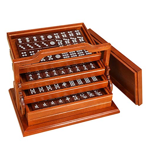 GaRcan Mahjong-Set, amerikanisches Mahjong-Set, großes klassisches Mah-Jongg-Spielset von GaRcan