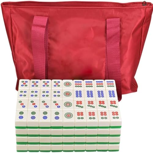 GaRcan Mahjong-Set, amerikanisches Mahjong-Set, großes klassisches Mah-Jongg-Spielset von GaRcan