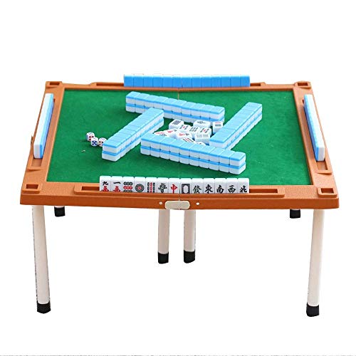 GaRcan Mahjong-Set Mini 22 mm Mahjong Mahjong-Set Versammlungs-Partyspiel Traditionelles Spiel mit Mini-Tisch für Heimparty und Reisen für chinesisches Spiel von GaRcan