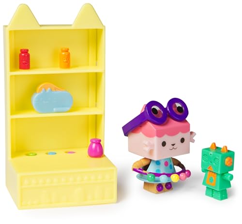 Gabby’s Dollhouse, Bobble Kitty Möbel Pack, Katzen-Figur mit Puppenhausmöbeln und Zubehörteilen, ab 3 Jahren Gabby’s Dollhouse, Bobble Kitty Möbel Pack, Katzen-Figur mit Puppenhausmöbeln und Zubehörteilen, ab 3 Jahren von Gabby's Dollhouse