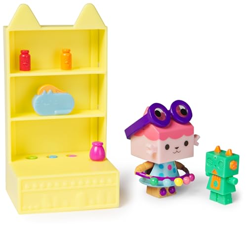 Gabby’s Dollhouse, Bobble Kitty Möbel Pack von Baby Box, Katzen-Figur mit Puppenhausmöbeln und Zubehörteilen, ab 3 Jahren Gabby’s Dollhouse, Bobble Kitty Möbel Pack von Baby Box, Katzen-Figur mit Puppenhausmöbeln und Zubehörteilen, ab 3 Jahren von Gabby's Dollhouse