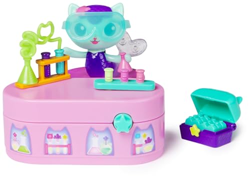 Gabby’s Dollhouse, Bobble Kitty Möbel Pack von Meerkätzchen, Katzen-Figur mit Puppenhausmöbeln und Zubehörteilen, ab 3 Jahren von Gabby's Dollhouse