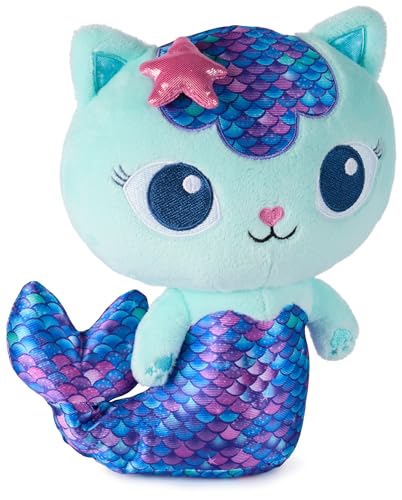 Gabby's Dollhouse, Fin-Tastic Mercat, Premium-Plüschtier, 25,4 cm hoch, Stofftier mit beweglichem Meerjungfrauenschwanz, Kinderspielzeug für Mädchen und Jungen ab 3 Jahren Gabby's Dollhouse, Fin-Tastic Mercat, Premium-Plüschtier, 25,4 cm hoch, Stofftier mit beweglichem Meerjungfrauenschwanz, Kinderspielzeug für Mädchen und Jungen ab 3 Jahren von Gabby's Dollhouse