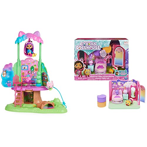 Gabby's Dollhouse 6061583 Gabby’s Dollhouse, verwandelbares Baumhaus-Spielset mit Lichtern und 2 Figuren & Gabby‘s Dollhouse Deluxe Raum, Sweet Dreams Gabby's Dollhouse 6061583 Gabby’s Dollhouse, verwandelbares Baumhaus-Spielset mit Lichtern und 2 Figuren & Gabby‘s Dollhouse Deluxe Raum, Sweet Dreams von Gabby's Dollhouse
