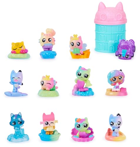 Gabby’s Dollhouse, MIAU-tastische Minifiguren 12er-Pack (nur bei Amazon erhältlich), Spielfiguren und Spielsets in Regenbogenfarben, Kinderspielzeug von Gabby's Dollhouse
