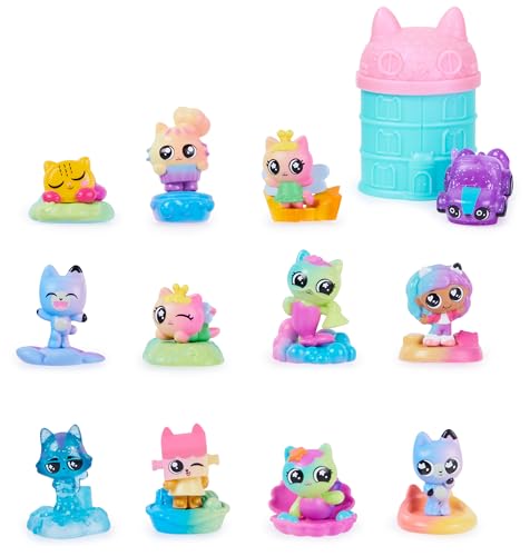 Gabby's Dollhouse 6065351 Gabby’s Dollhouse, MIAU-tastische Minifiguren 12er-Pack (nur bei Amazon erhältlich), Spielfiguren und Spielsets in Regenbogenfarben, Kinderspielzeug, Multicolor von Gabby's Dollhouse