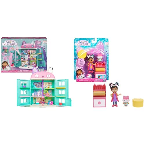 Gabby's Dollhouse Bundle – Purrfect Puppenhaus mit Cat-tivity Set Art Studio, geeignet für Kinder ab 3 Jahren von Gabby's Dollhouse