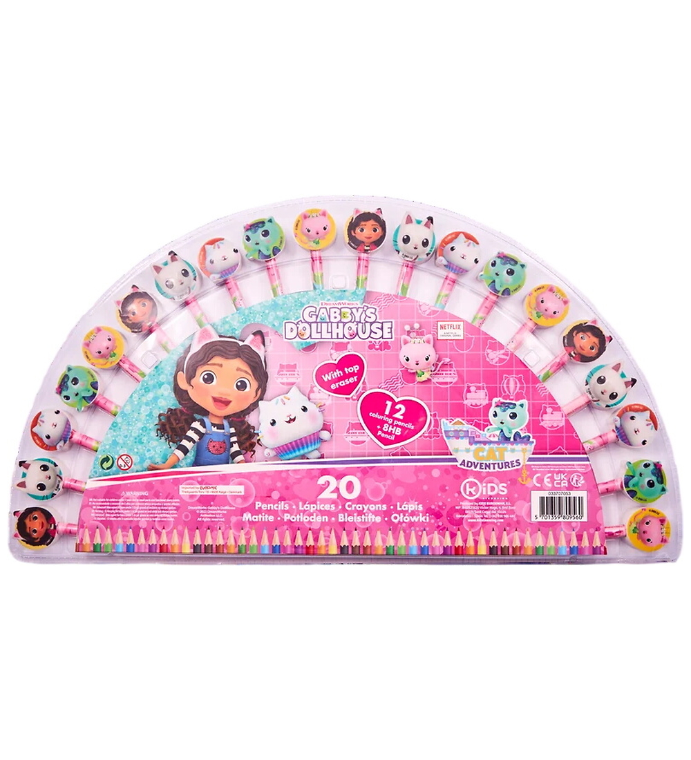 Gabby's Dollhouse Buntstifte - 20 st. - Gabby's Dollhouse - One Size - Buntstiftsets Gabby's Dollhouse Buntstifte - 20 st. - Gabby's Dollhouse - One Size - Buntstiftsets von Gabby's Dollhouse