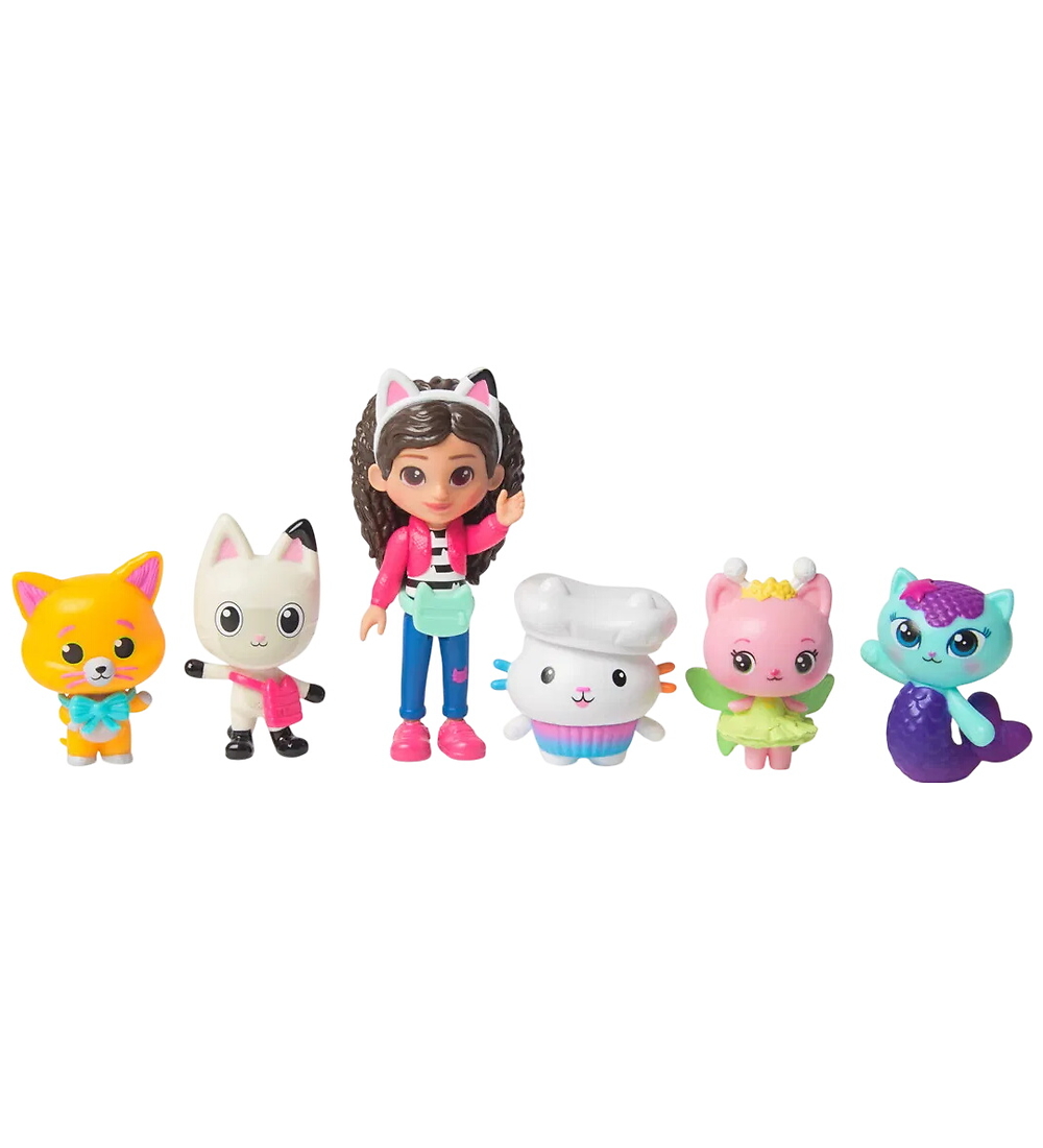 Gabby's Dollhouse Figuren - BIG CAT-Venture - 6-teiliges Geschen - Gabby's Dollhouse - One Size - Spielzeugfiguren von Gabby's Dollhouse