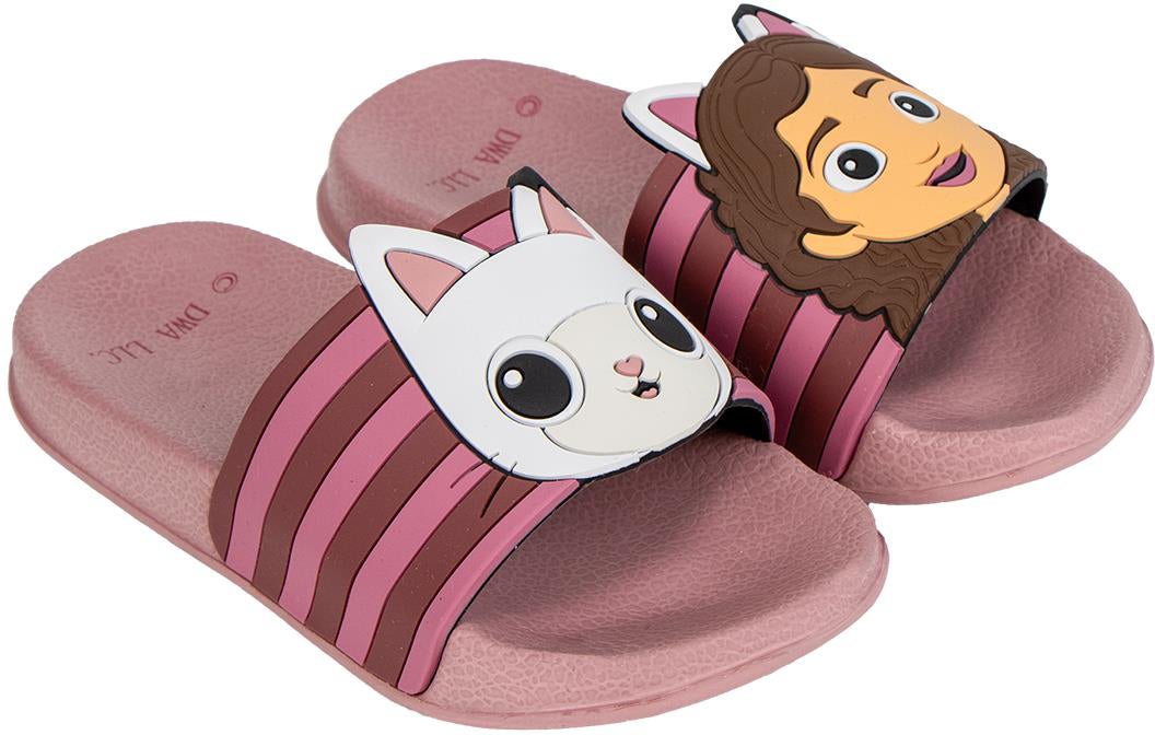 Gabby's Dollhouse Pool Sliders Pantoffeln, Rosa, 28-29 von Gabby's Dollhouse