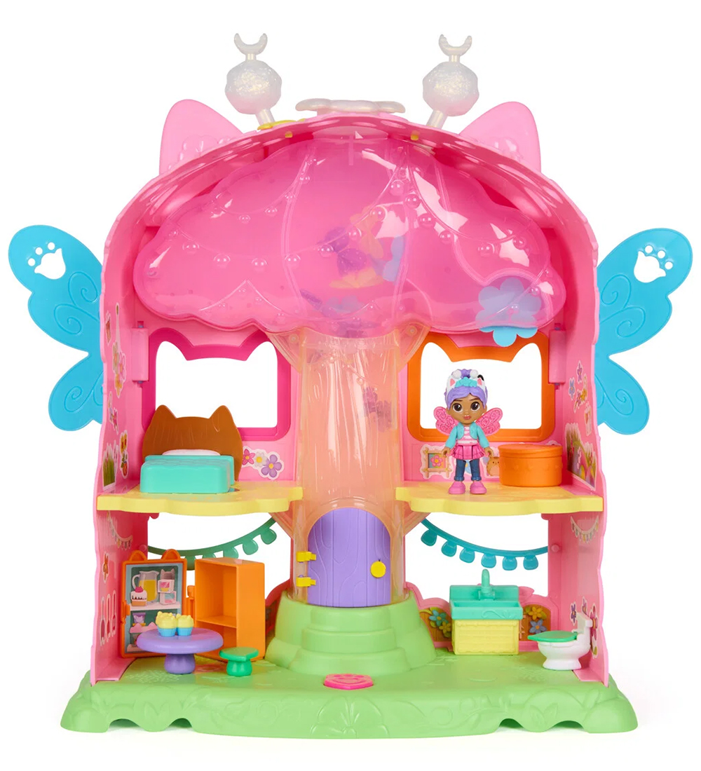 Gabby's Dollhouse Puppenhaus - Flutter Fairy Magisches Spielset - Gabby's Dollhouse - One Size - Puppenhauser von Gabby's Dollhouse