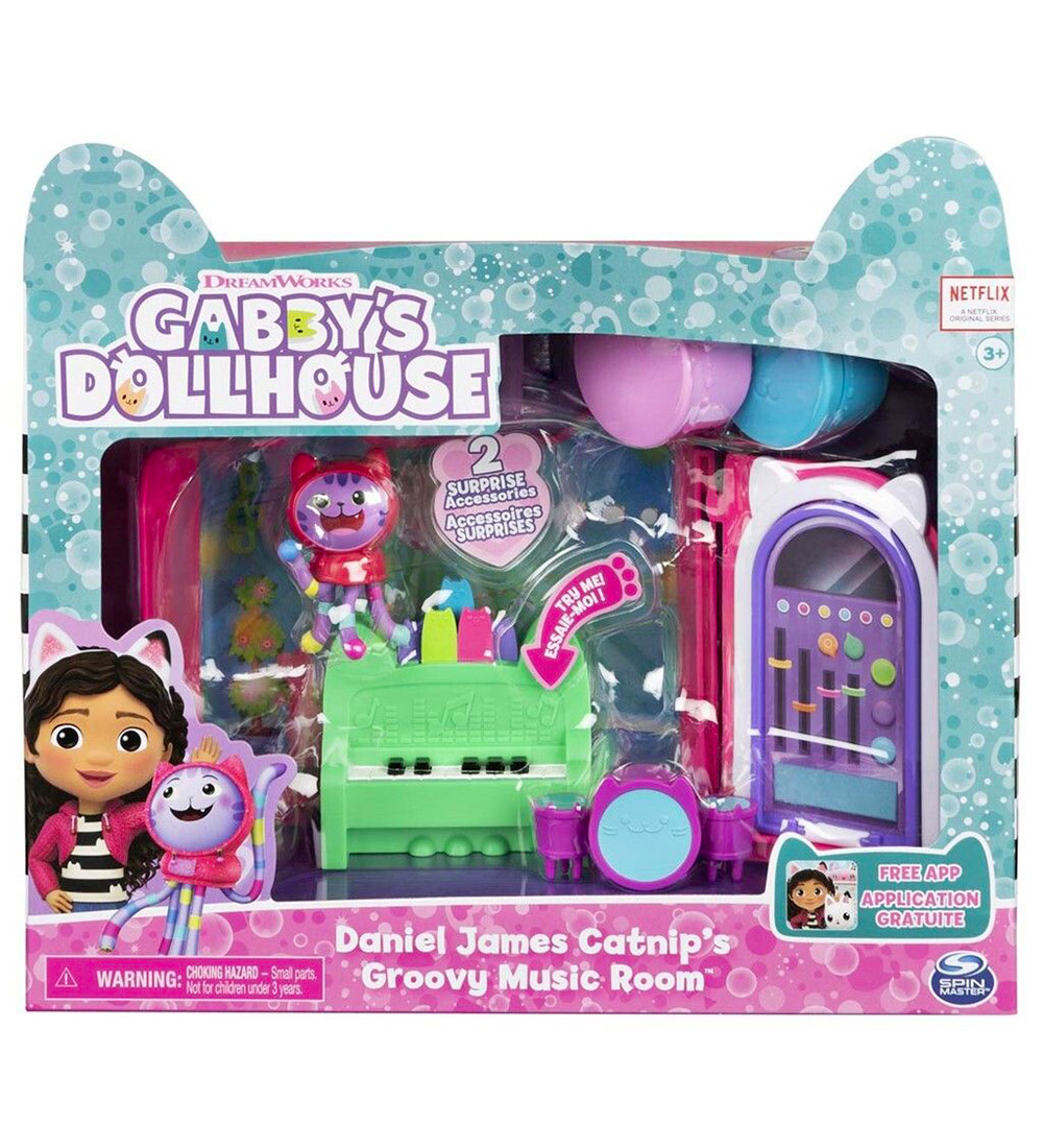 Gabby's Dollhouse Set - 8 Teile - Daniel James Katzenminze Groov - Gabby's Dollhouse - One Size - Puppenzubehör Gabby's Dollhouse Set - 8 Teile - Daniel James Katzenminze Groov - Gabby's Dollhouse - One Size - Puppenzubehör von Gabby's Dollhouse