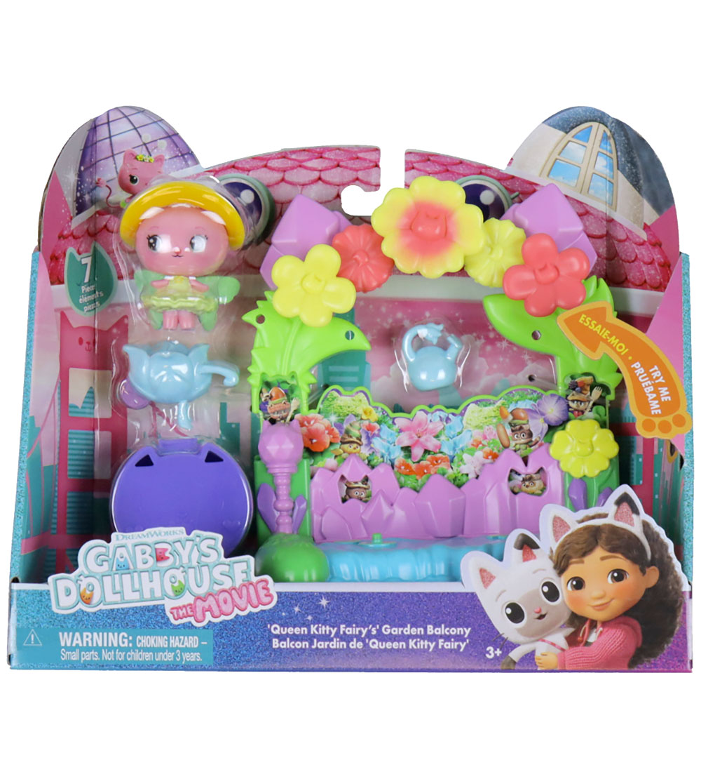 Gabby's Dollhouse Spielset - 7 Teile - Balkon-Set - Queen Kitty - Gabby's Dollhouse - One Size - Puppenzubehör Gabby's Dollhouse Spielset - 7 Teile - Balkon-Set - Queen Kitty - Gabby's Dollhouse - One Size - Puppenzubehör von Gabby's Dollhouse