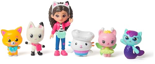 Gabby’s Dollhouse: Der Film – Cat-venture Crew Figuren-Set, 11-teiliges Spielset mit Gabby, Katzenfreunden & Zubehörteilen, für Kinder ab 3 Jahren von Gabby's Dollhouse
