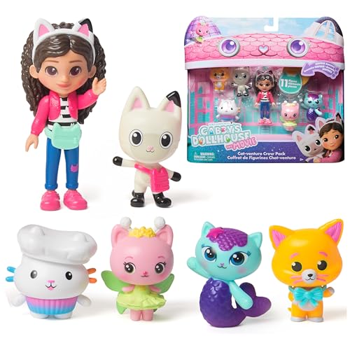 Gabby’s Dollhouse: Der Film – Cat-venture Crew Figuren-Set, 11-teiliges Spielset mit Gabby, Katzenfreunden & Zubehörteilen, für Kinder ab 3 Jahren Gabby’s Dollhouse: Der Film – Cat-venture Crew Figuren-Set, 11-teiliges Spielset mit Gabby, Katzenfreunden & Zubehörteilen, für Kinder ab 3 Jahren von Gabby's Dollhouse