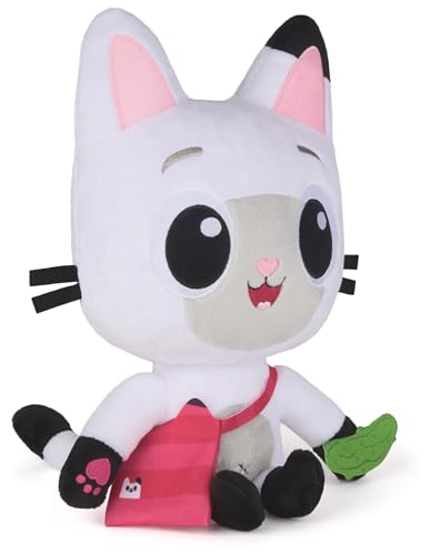 Gabby‘s Dollhouse: Der Film – Interaktiver Plüsch Panda Pfötchen, 33cm mit Tasche & Zubehör, für Kinder ab 3 Jahren von Gabby's Dollhouse