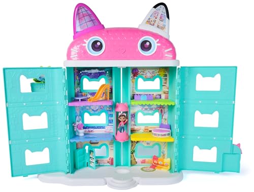 Gabby’s Dollhouse: Der Film – Puppenhaus zum Kinofilm, über 60 cm groß, mit Gabby-Figur & Dollhouse Zubehör, für Kinder ab 3 Jahren von Gabby's Dollhouse
