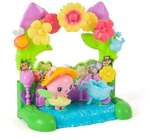 Gabby’s Dollhouse: Der Film – Queen Kitty Fees Kristall Garten Balkon, mit Spielfigur & Zubehör, für Kinder ab 3 Jahren von Gabby's Dollhouse